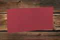 [16407572] Klappkarten 157/314x157 mm hochdoppelt Rosso gerippt 220 g/qm